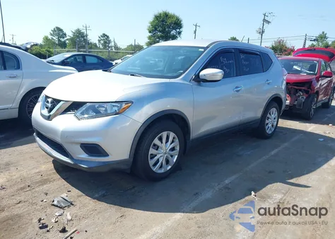 2015 Nissan Rogue S из США, поврежденный, VIN KNMAT2MV6FP568895